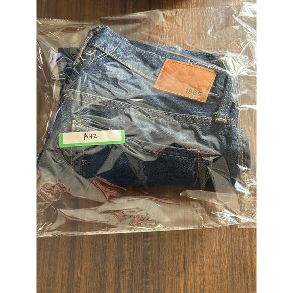 Gap Selvedge Jeans 28x30 Blue Raw Wash Stretch Kaihara Japanese Rockabilly - Picture 14 of 14